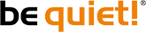Powered by be quiet! logo